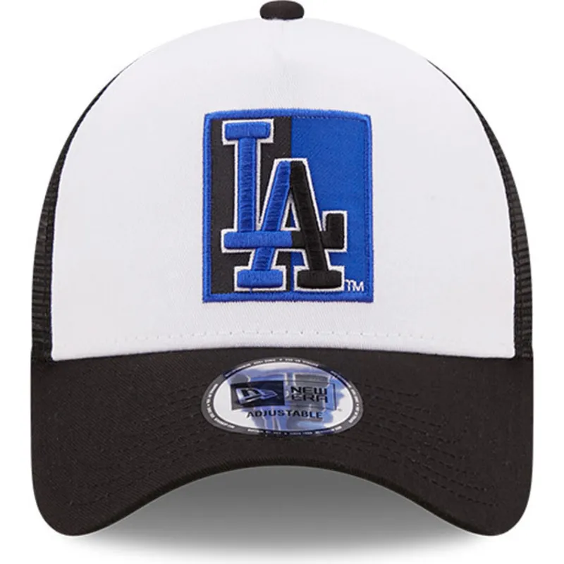 kepure-islenkta-juoda-snapback-a-frame-team-patch-los-angeles-dodgers-mlb-new-era
