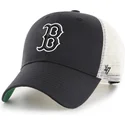 kepure-islenkta-juoda-snapback-mvp-branson-boston-red-sox-mlb-47-brand