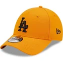 kepure-islenkta-oranzine-reguliuojamas-9forty-league-essential-los-angeles-dodgers-mlb-new-era