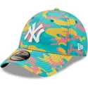 kepure-islenkta-melyna-reguliuojamas-9forty-camo-pack-new-york-yankees-mlb-new-era