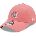 kepure-islenkta-rozine-reguliuojamas-9forty-infill-new-york-yankees-mlb-new-era