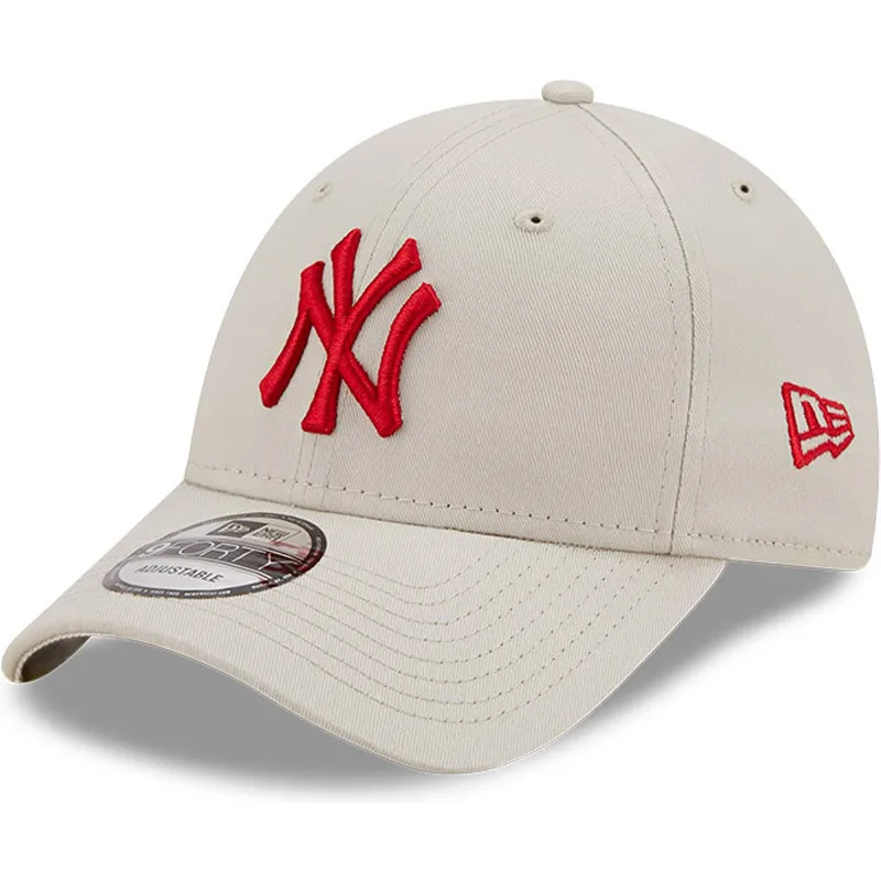 cap-islenkta-beige-adjustable-strap-9forty-league-essential-new-york-yankees-mlb-new-era