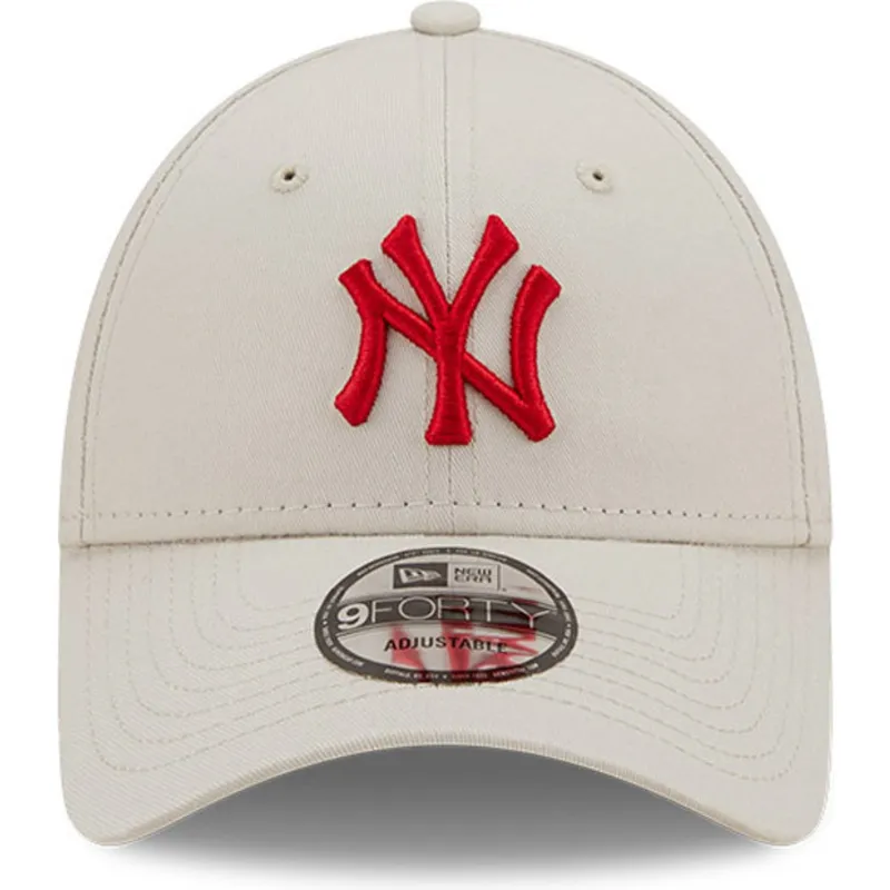 kepure-islenkta-smelio-reguliuojama-juostele-9forty-league-essential-new-york-yankees-mlb-new-era