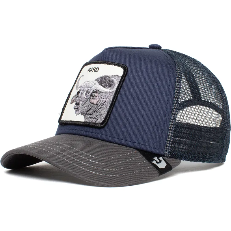 kepure-islenkta-tamsiai-melyna-snapback-hard-widowmaker-the-farm-goorin-bros
