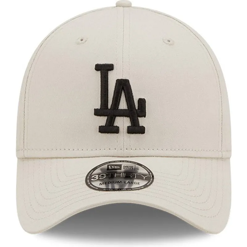 bezowa-zakrzywiona-czapka-39thirty-league-essential-los-angeles-dodgers-mlb-od-new-era
