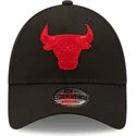 kepure-islenkta-juoda-reguliuojamas-9forty-neon-pack-chicago-bulls-nba-new-era
