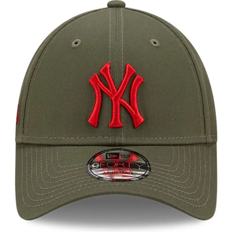 kepure-islenkta-zalia-reguliuojamas-9forty-stadium-food-new-york-yankees-mlb-new-era