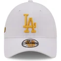 cap-islenkta-white-adjustable-strap-dorado-9forty-stadium-food-los-angeles-dodgers-mlb-new-era