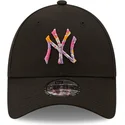 kepure-islenkta-juoda-reguliuojamas-9forty-camo-infill-new-york-yankees-mlb-new-era