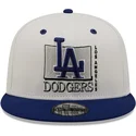 szara-i-niebieska-czapka-z-plaskim-daszkiem-snapback-9fifty-white-crown-los-angeles-dodgers-mlb-od-new-era