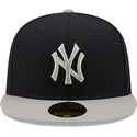 kepure-plokscia-tamsiai-melyna-priglundanti-59fifty-parche-lateral-new-york-yankees-mlb-new-era