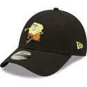 kepure-islenkta-juoda-reguliuojamas-9forty-sporty-spongebob-new-era