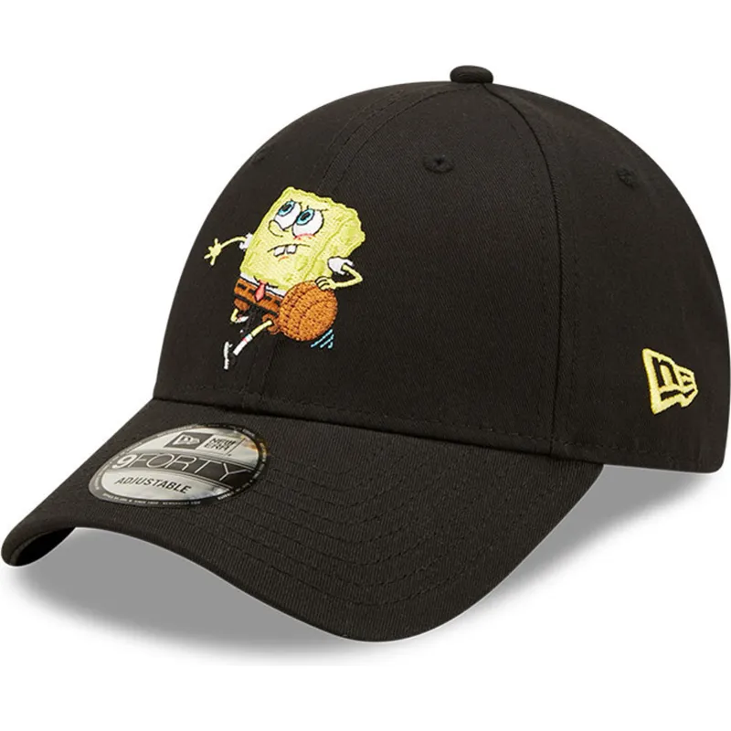 kepure-islenkta-juoda-reguliuojamas-9forty-sporty-spongebob-new-era kepure-islenkta-juoda-reguliuojamas-9forty-sporty-spongebob-new-era