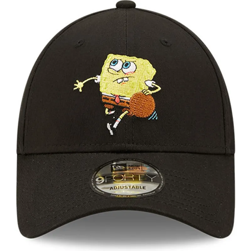 kepure-islenkta-juoda-reguliuojamas-9forty-sporty-spongebob-new-era kepure-islenkta-juoda-reguliuojamas-9forty-sporty-spongebob-new-era