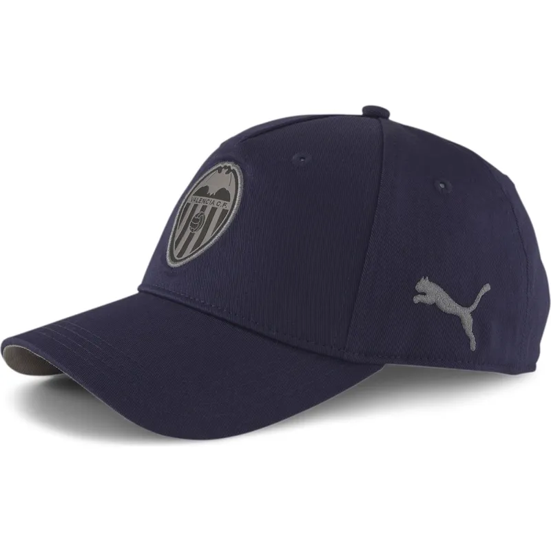 kepure-islenkta-tamsiai-melyna-snapback-team-valencia-cf-lfp-puma