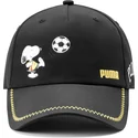 czarna-zakrzywiona-czapka-dla-chlopca-regulowana-z-snoopy-peanuts-od-puma