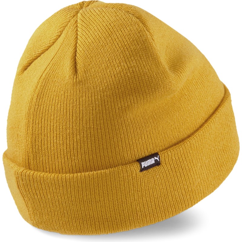 puma-classic-cuff-yellow-beanie