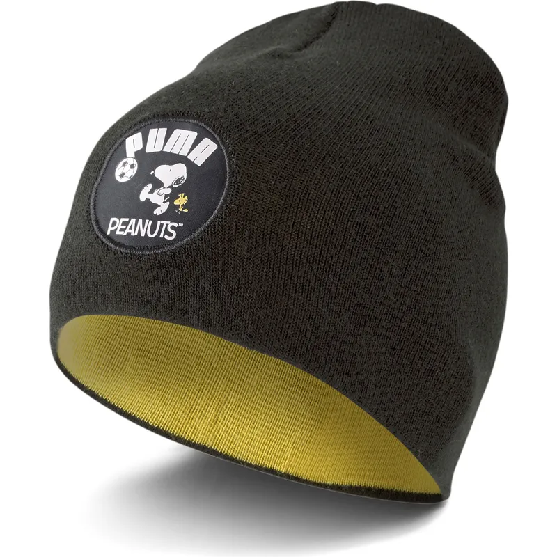 kepure-juoda-vaikams-classic-cuffless-snoopy-peanuts-puma