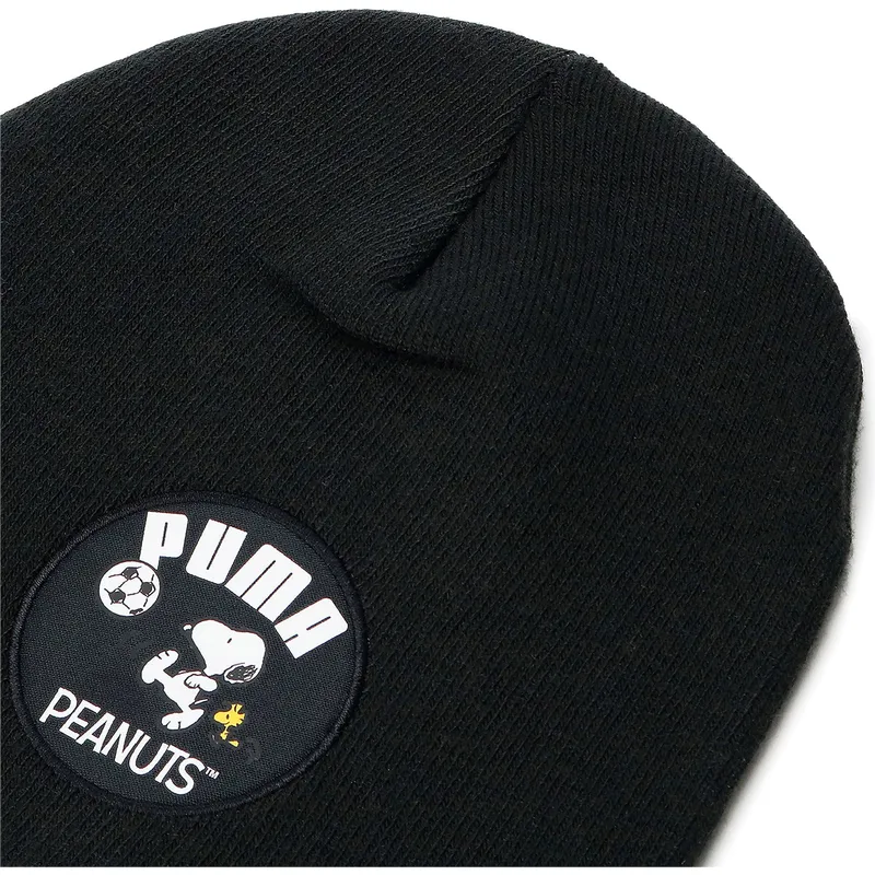 kepure-juoda-vaikams-classic-cuffless-snoopy-peanuts-puma