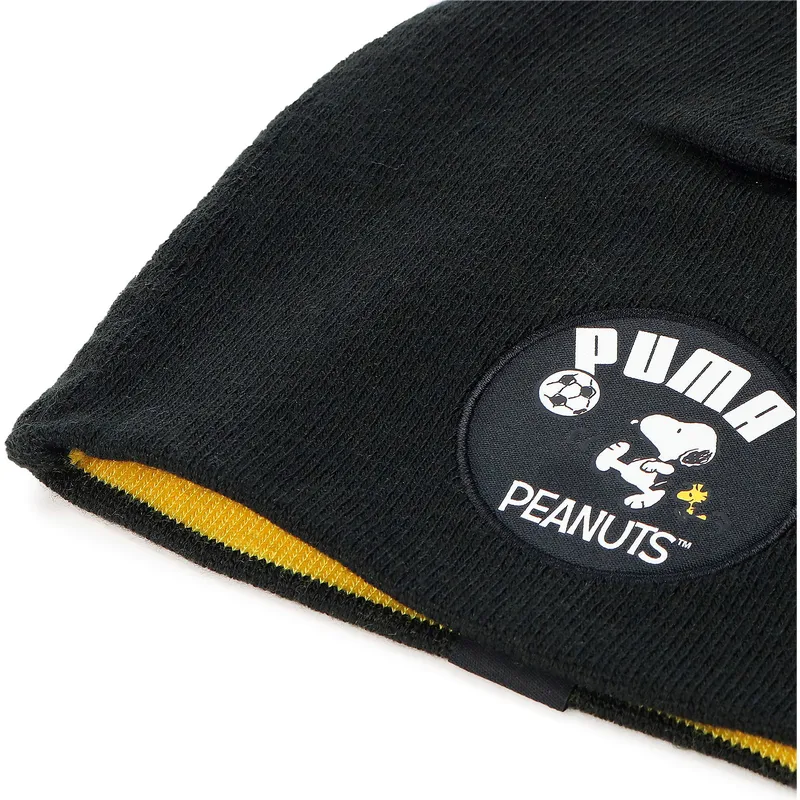 kepure-juoda-vaikams-classic-cuffless-snoopy-peanuts-puma