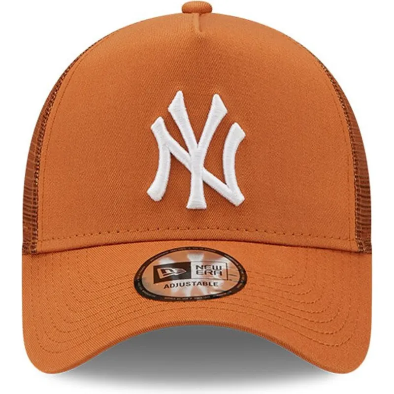 kepure-islenkta-ruda-snapback-a-frame-tonal-mesh-new-york-yankees-mlb-new-era