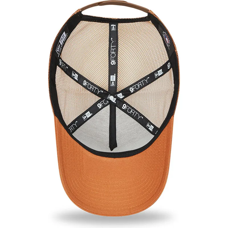 kepure-islenkta-ruda-snapback-a-frame-tonal-mesh-new-york-yankees-mlb-new-era