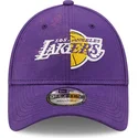 kepure-islenkta-violetine-reguliuojamas-9forty-washed-pack-split-los-angeles-lakers-nba-new-era