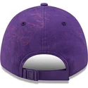 kepure-islenkta-violetine-reguliuojamas-9forty-washed-pack-split-los-angeles-lakers-nba-new-era