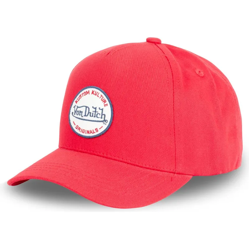 czerwona-zakrzywiona-czapka-snapback-kustom-kulture-col-red1-von-dutch