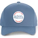 kepure-islenkta-melyna-snapback-kustom-kulture-col-ant-von-dutch