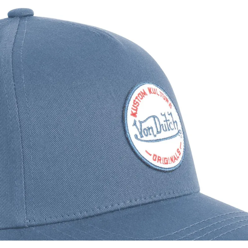 kepure-islenkta-melyna-snapback-kustom-kulture-col-ant-von-dutch
