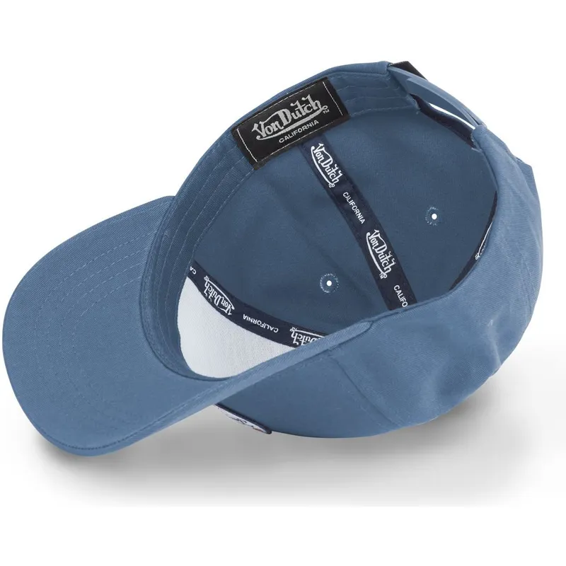 kepure-islenkta-melyna-snapback-kustom-kulture-col-ant-von-dutch
