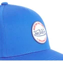 kepure-islenkta-melyna-snapback-kustom-kulture-col-rblu-von-dutch