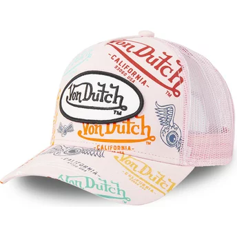 Von Dutch BRA PIN Pink Trucker Hat