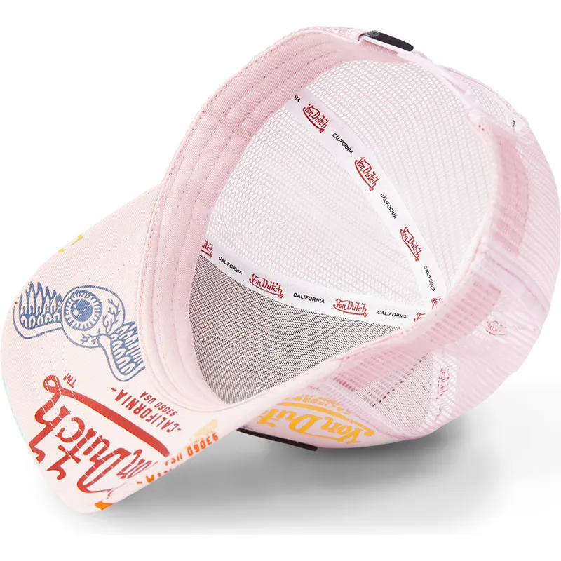kepure-islenkta-vilkikas-rozine-snapback-bra-pin-von-dutch