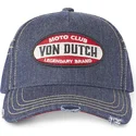 kepure-islenkta-melyna-reguliuojamas-vaquero-moto-club-moto-von-dutch