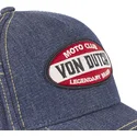 kepure-islenkta-melyna-reguliuojamas-vaquero-moto-club-moto-von-dutch
