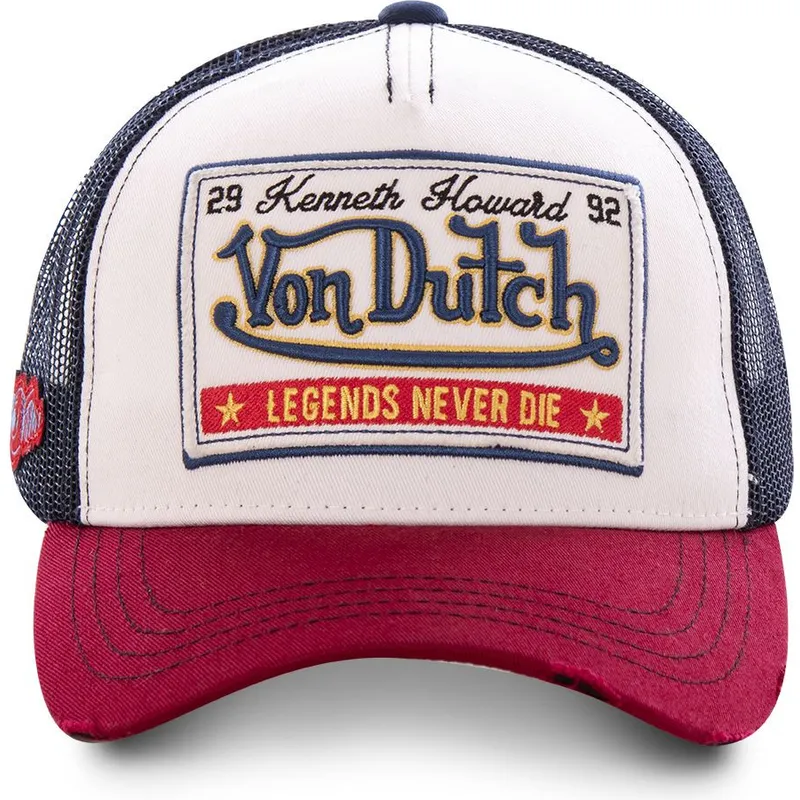 kepure-islenkta-vilkikas-balta-snapback-legends-never-die-cas-wb07-von-dutch