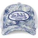 kepure-islenkta-melyna-snapback-flo-b-von-dutch