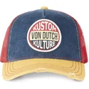 kepure-islenkta-tamsiai-melyna-snapback-kustom-kulture-kus-von-dutch