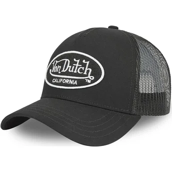 Cap išlenkta black adjustable strap Von Dutch