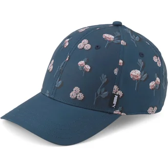 Puma Curved Brim Academy Blue Adjustable Cap
