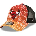 kepure-islenkta-oranzine-snapback-a-frame-summer-city-chicago-bulls-nba-new-era