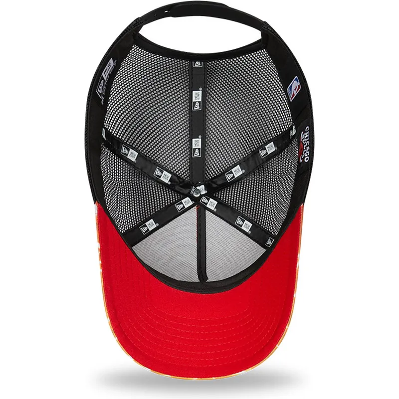 kepure-islenkta-oranzine-snapback-a-frame-summer-city-chicago-bulls-nba-new-era