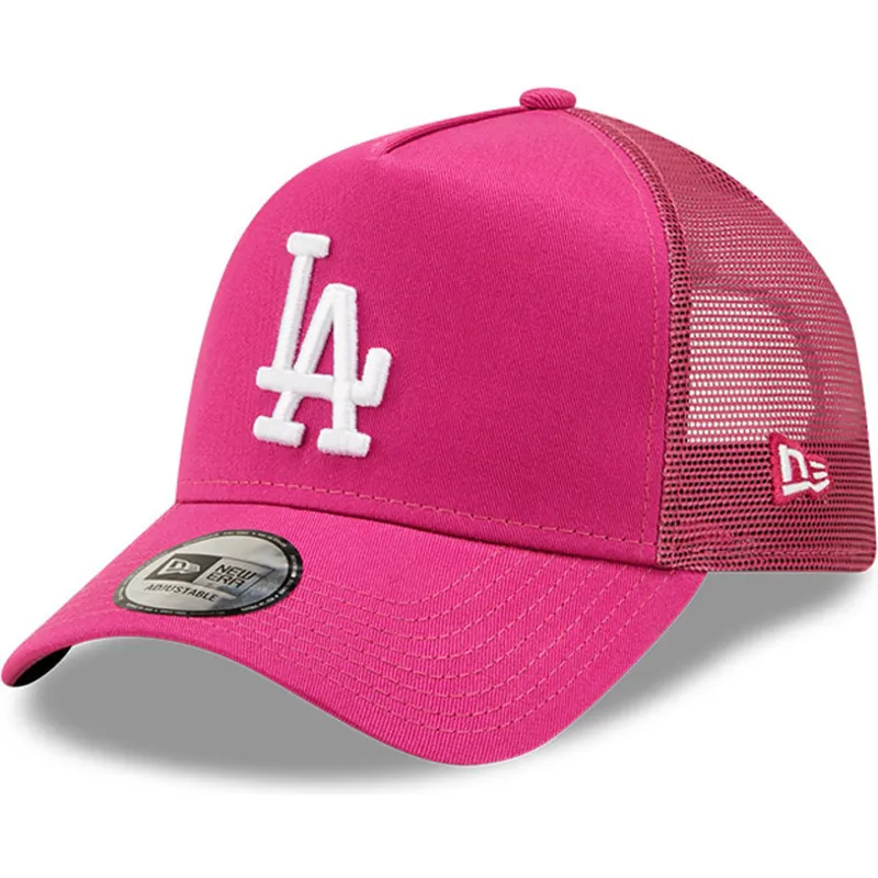 kepure-islenkta-rozine-snapback-a-frame-tonal-mesh-los-angeles-dodgers-mlb-new-era