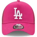 rozowa-czapka-trucker-a-frame-tonal-mesh-los-angeles-dodgers-mlb-od-new-era