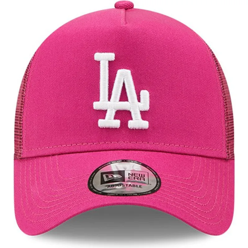kepure-islenkta-rozine-snapback-a-frame-tonal-mesh-los-angeles-dodgers-mlb-new-era