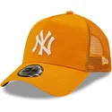 kepure-islenkta-oranzine-snapback-a-frame-tonal-mesh-new-york-yankees-mlb-new-era