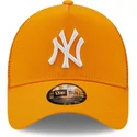kepure-islenkta-oranzine-snapback-a-frame-tonal-mesh-new-york-yankees-mlb-new-era