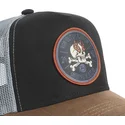 kepure-islenkta-juoda-snapback-kustom-kulture-skull-sku-von-dutch